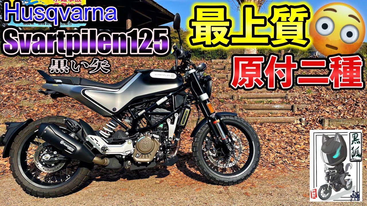 【試乗動画】ハスクバーナの原付二種×スクランブラー「SVARTPILEN125」が完成度高すぎ！？【インプレ】