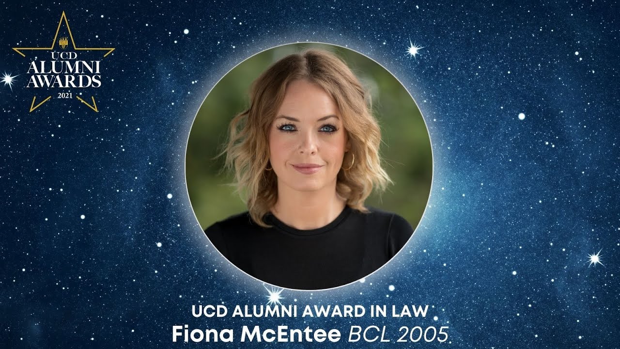Fiona McEntee - UCD Alumni Award in Law 2021