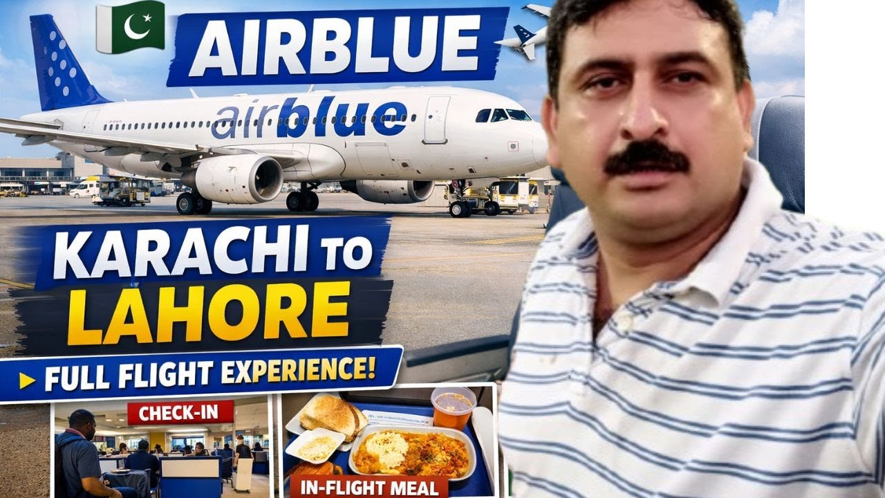 Trip Report :-Airblue Karachi to Lahore | Full Flight Experience