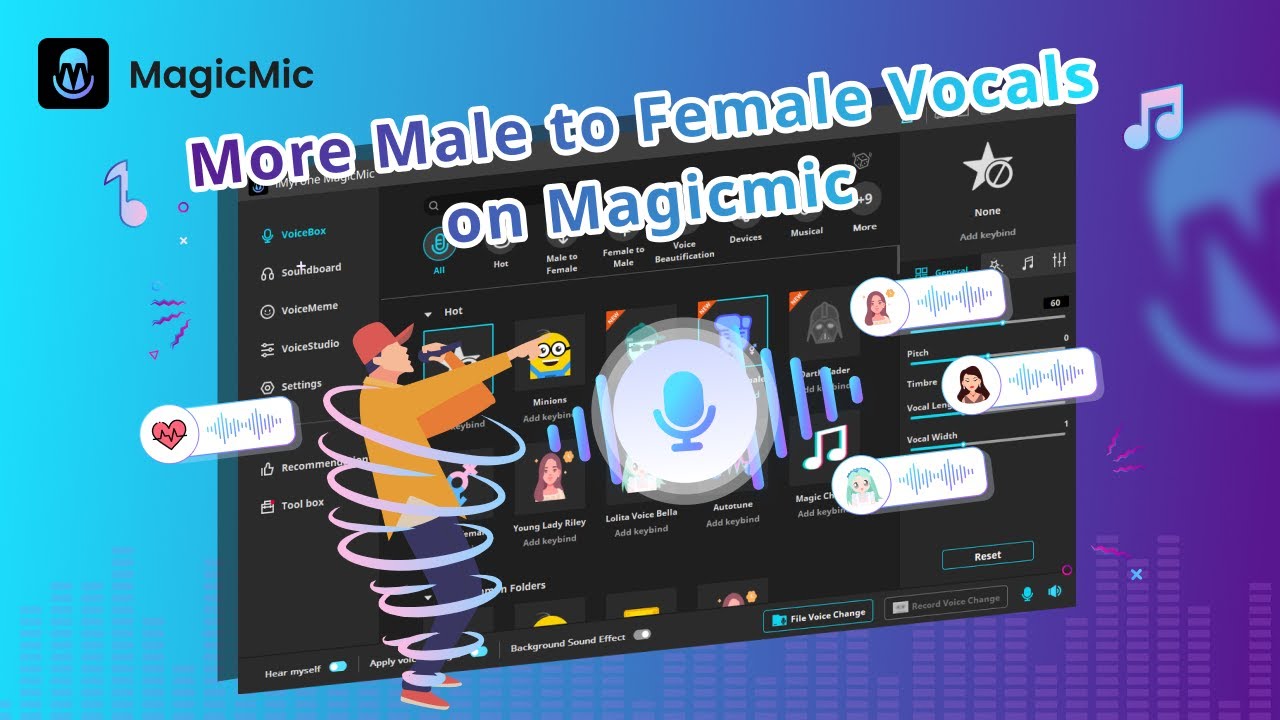 More Male to Female Voices on MagicMic | AI Voice Changer