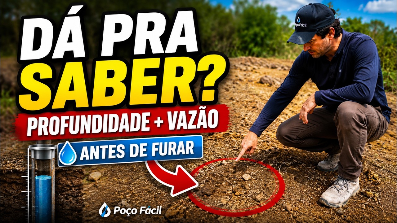 Como Estimar a Profundidade e Vazão Nas Macações do Poço Tubular de Água #radiestesia