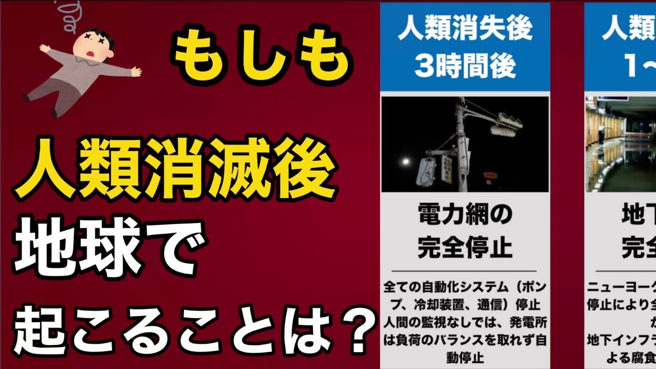 【人類消失】人類が消えた後に起こること25選【時系列】｜最後に残る「人類の証」とは？