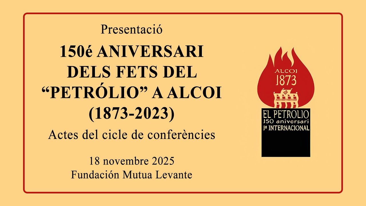 Presentació de les actes del 150é aniversari dels fets del 