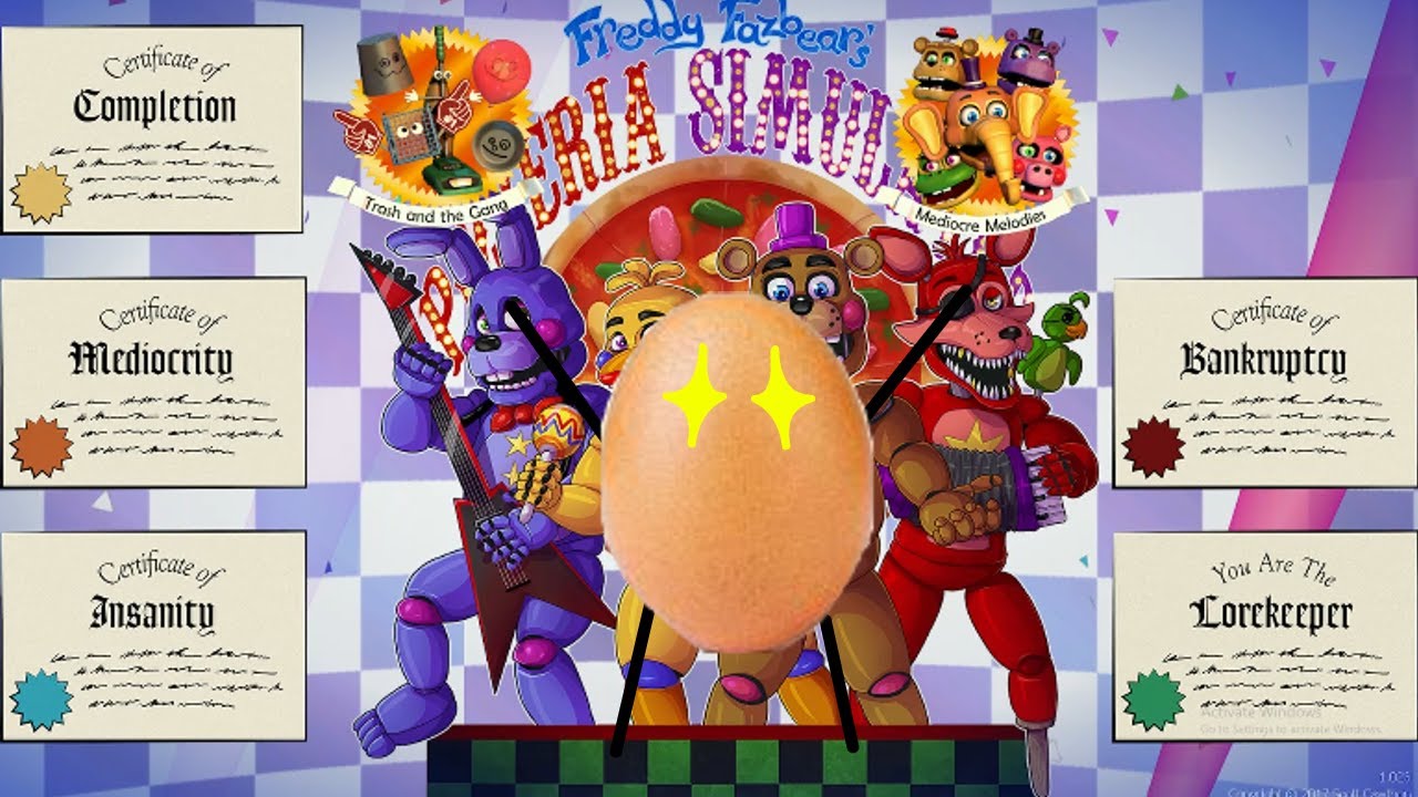 *ALMOST* Completing Pizzeria Simulator
