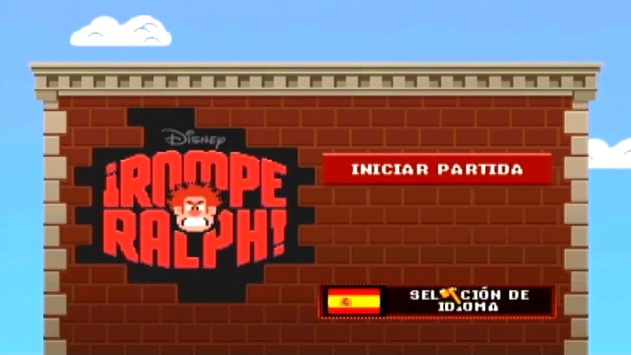 ¡ROMPE RALPH! (wii) intro en español y gameplay 3 primeras etapas