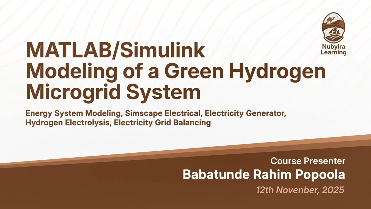 MATLAB/Simulink Modeling of a Green Hydrogen Microgrid System