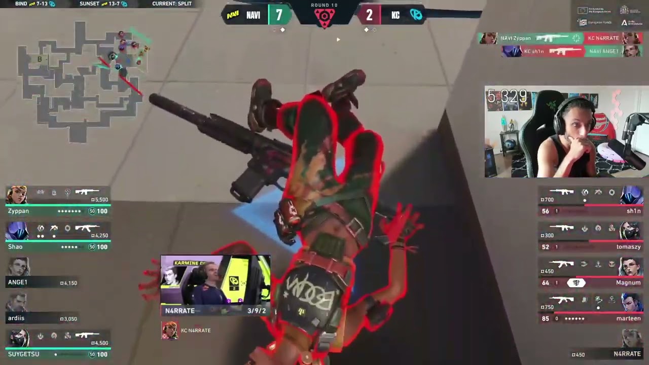 FNS reacts to NAVI Zyppan 4k Clutch #vct #vctemea #navi #karminecorp