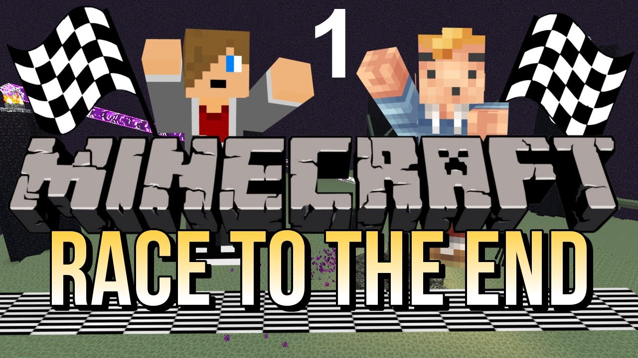 Let's Race! Minecraft Road To The End Deel 1 - Dakloos & Hongersnood