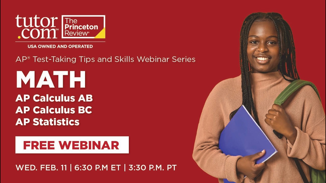 AP Math Strategies and Insights Winter 2026 | Webinar | The Princeton Review and Tutor.com