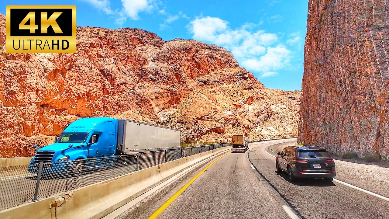 Virgin River Gorge’s Most Scenic Drive – Arizona in 4K