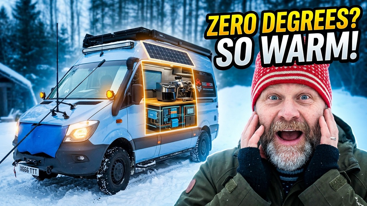 Najlepsza zimowa konstrukcja vana | Wycieczka po bestii Overlanding