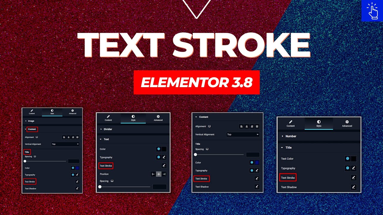 Text Stroke in Elementor 3 8 | Counter | Image Box | Divider | Blogging Unplugged Clips