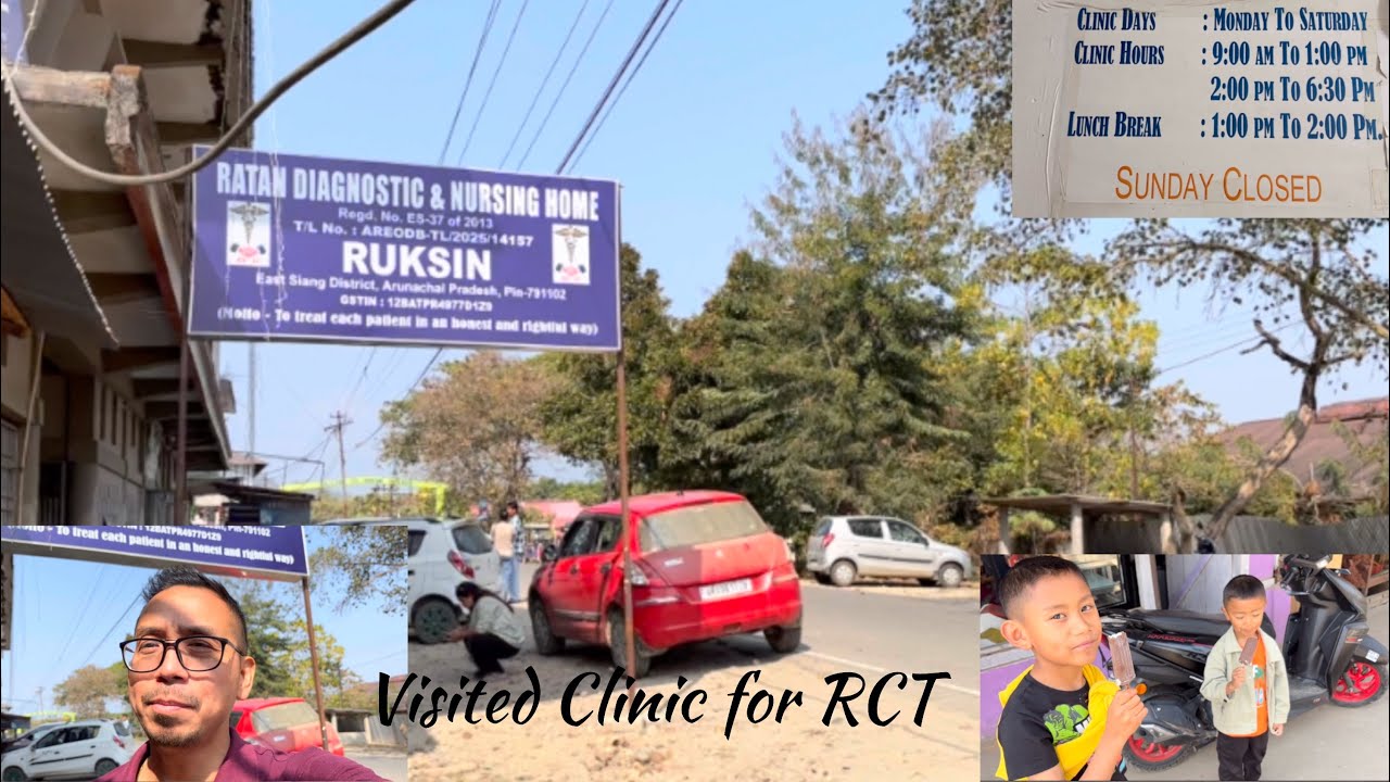 Bawem’s Root Canal Treatment done at Ratan Diagnostic and Nursing Home Ruksin Pasighat 