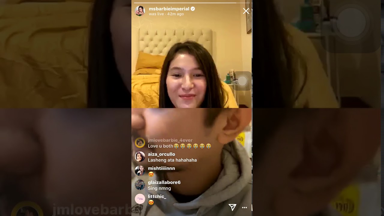 Ang Muling Paguusap Ng JuanBie Via IG Live layaggg