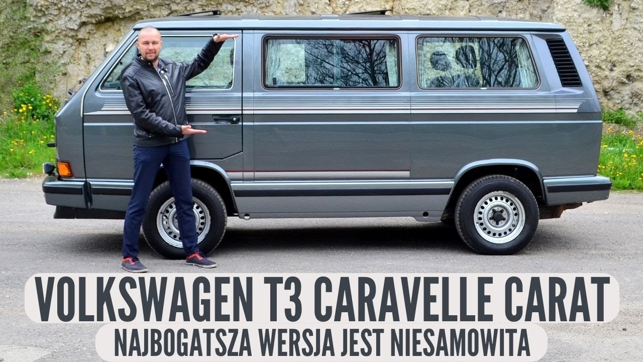 Volkswagen T3 Caravelle CARAT - najbogatsza wersja 