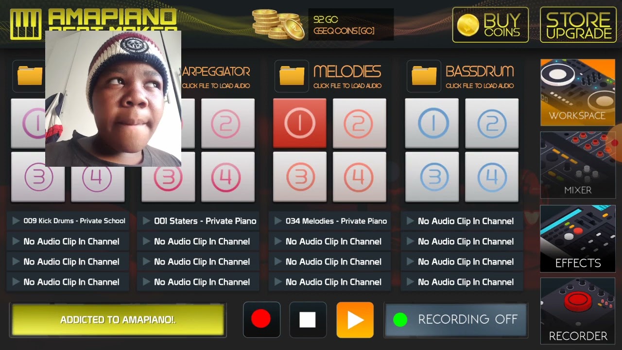 How to make amapiano using amapiano beat maker AKA gs 4.0