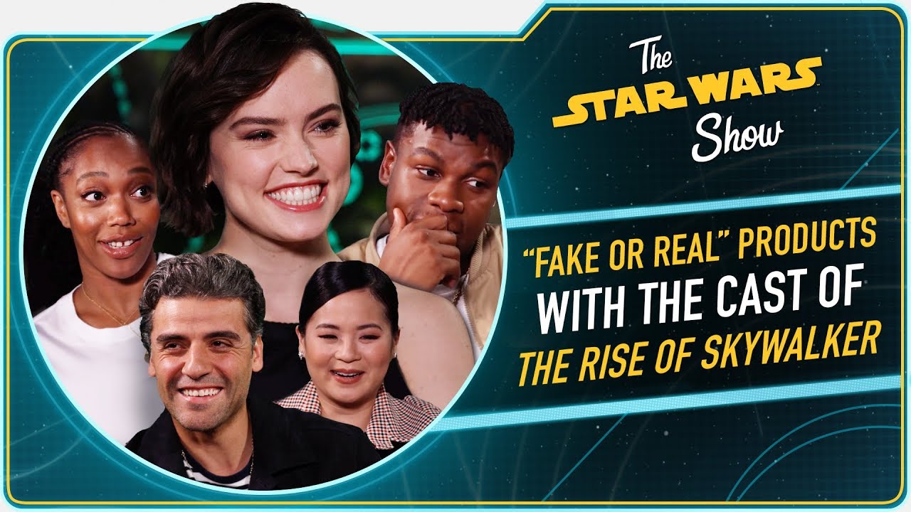 The Rise of Skywalker Cast Test Their Star Wars Merchandise Spotting Skills