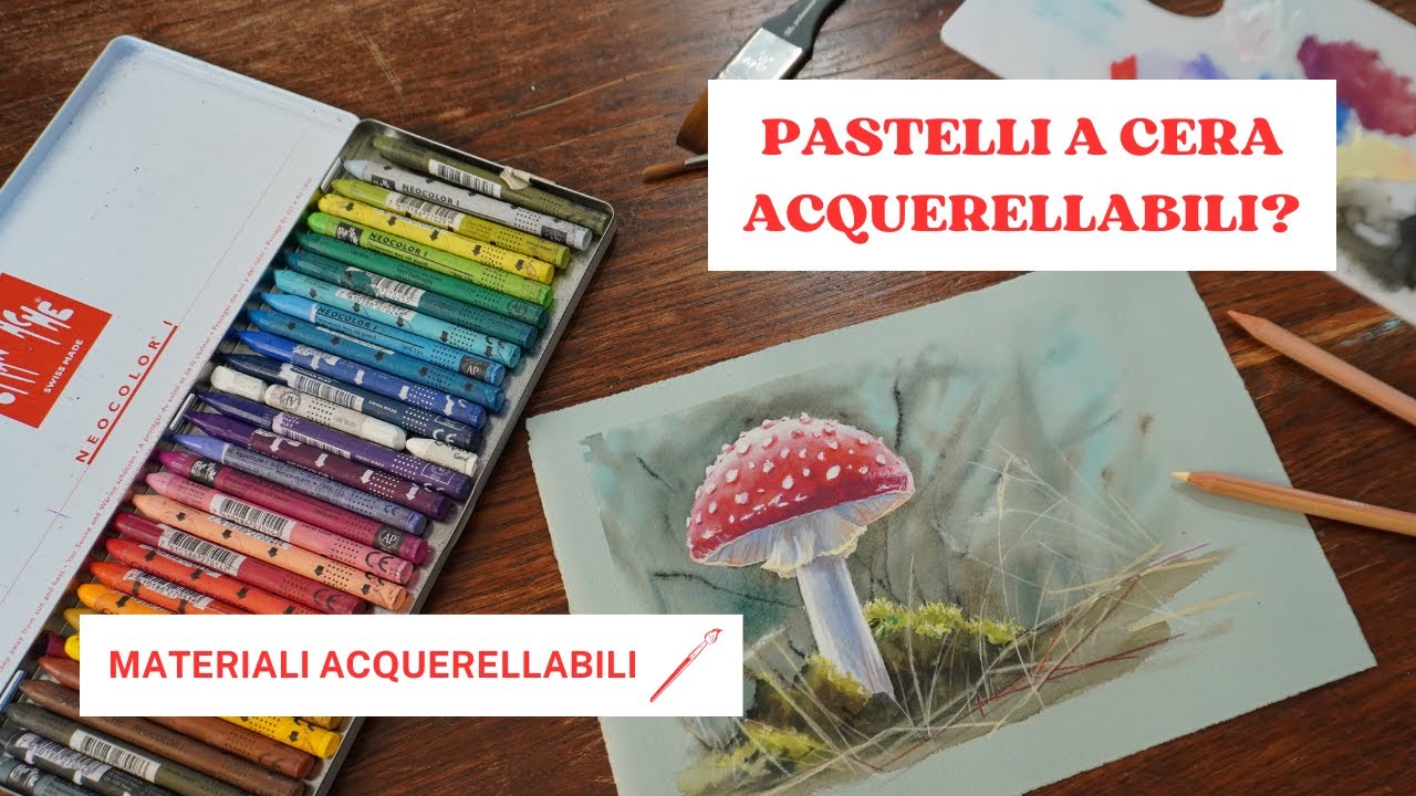 Pastelli a cera acquerellabili - Materiali Acquerellabili