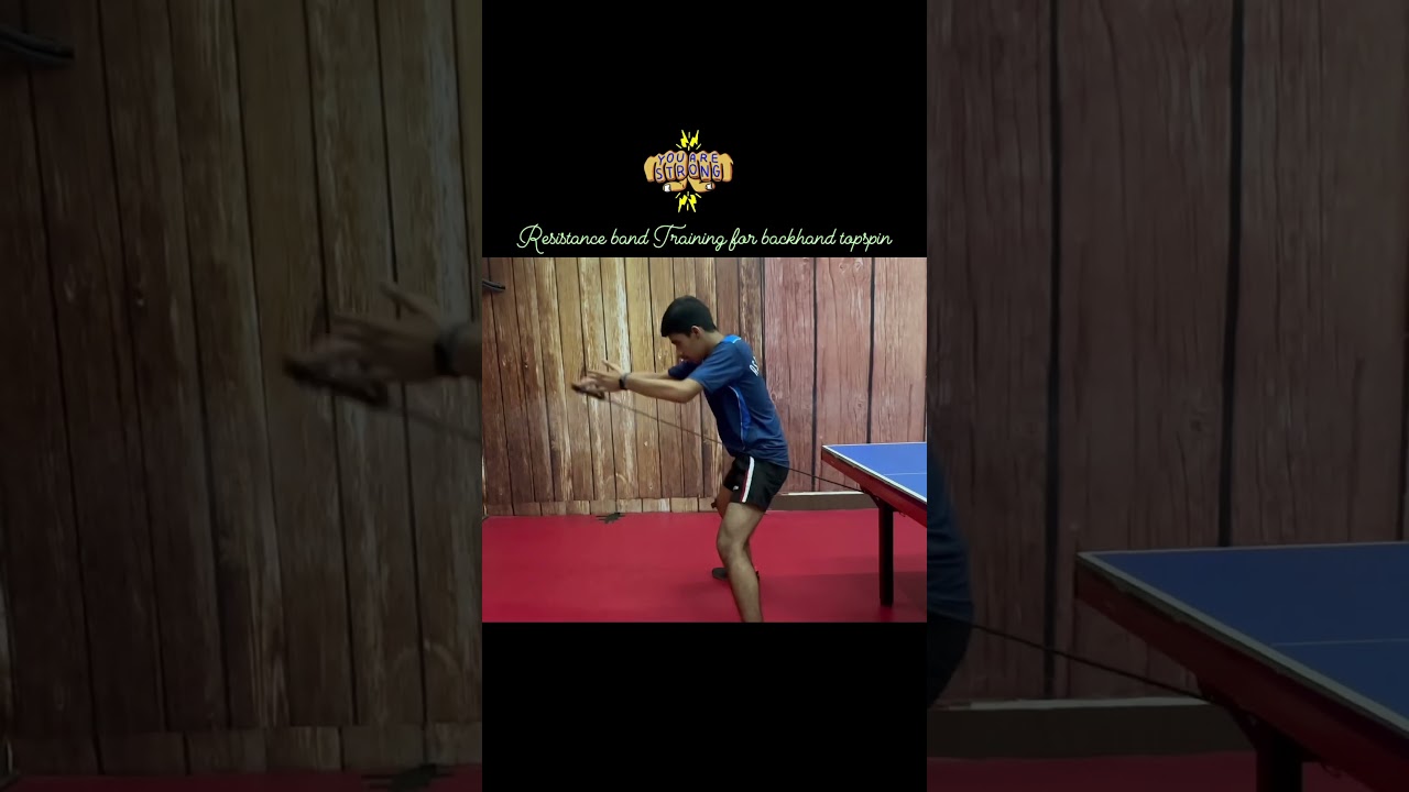 Struggling with backhand topspin in table tennis try out this exercise #wtt #tabletennis #backhand