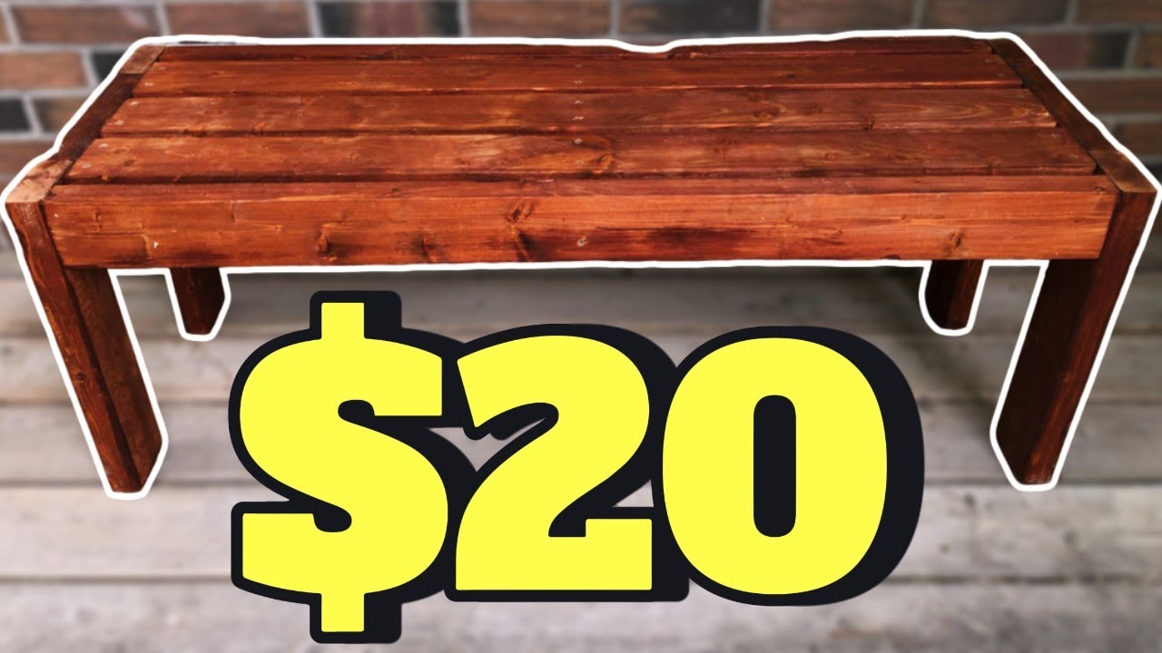 Make this Simple DIY bench for just $20!
