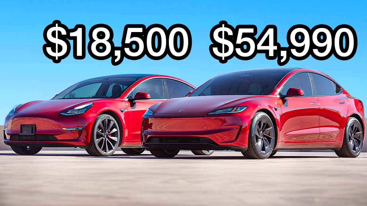 CHEAP vs EXPENSIVE Tesla Model 3 Performance - Worth the Upgrade?