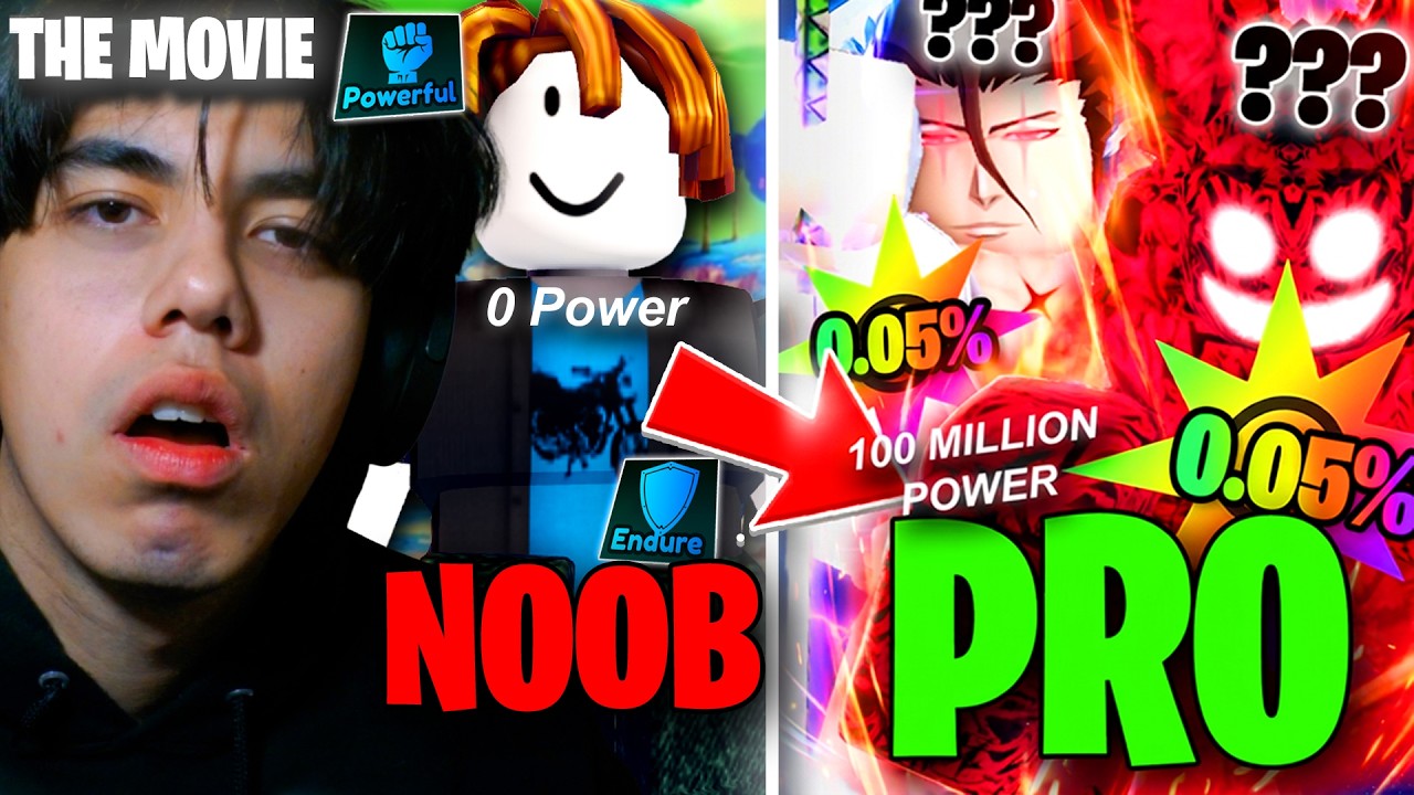Я прошел путь от НУБА до ПРО со 100 МИЛЛИОНАМИ МОЩИ в Anime Warriors 3! (Фильм)