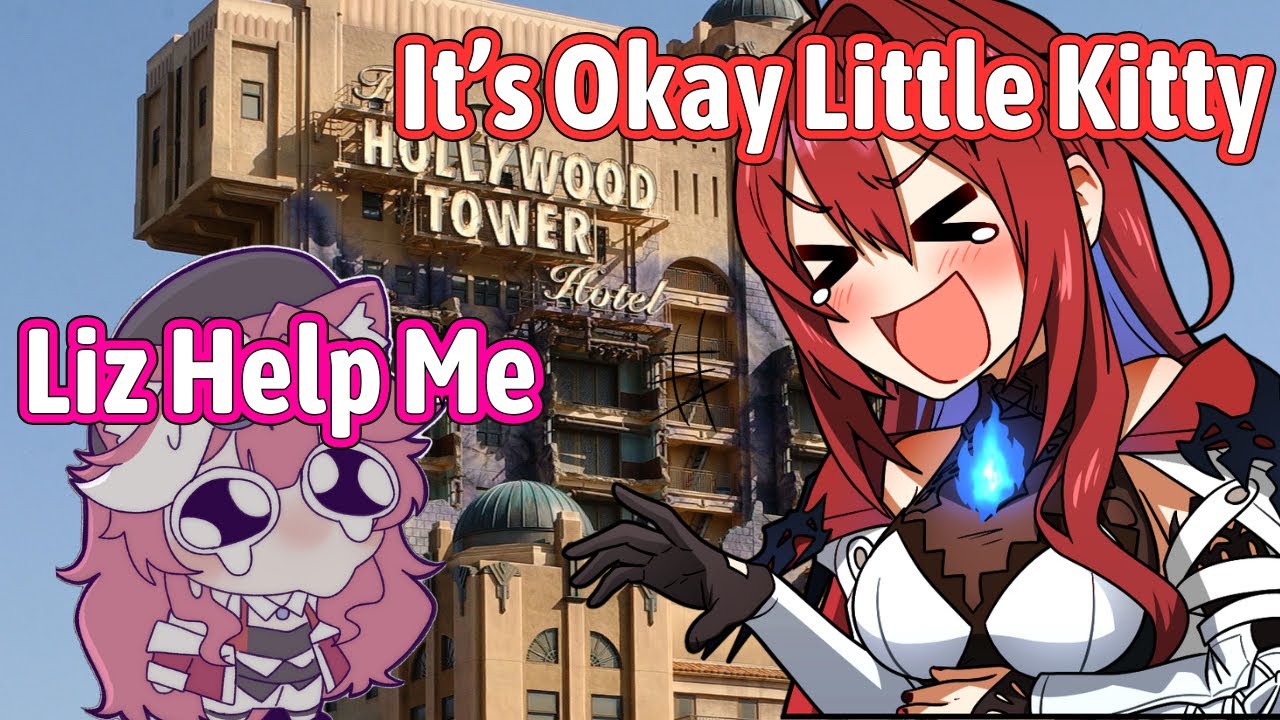 Raora Mamma Traumatized While Trying Tower of Terror at Disneyland【Hololive EN】