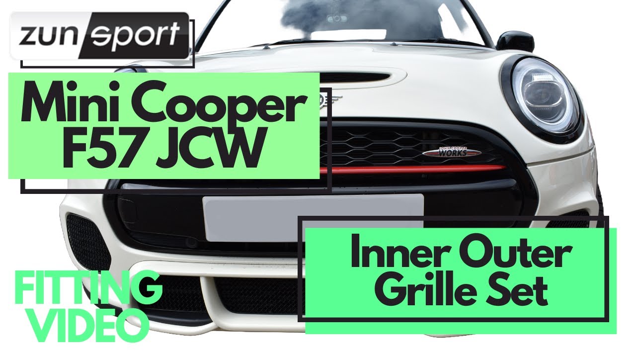 Mini Cooper F56 / F57 JCW (LCI 1) Zunsport Inner Outer Grille Set
