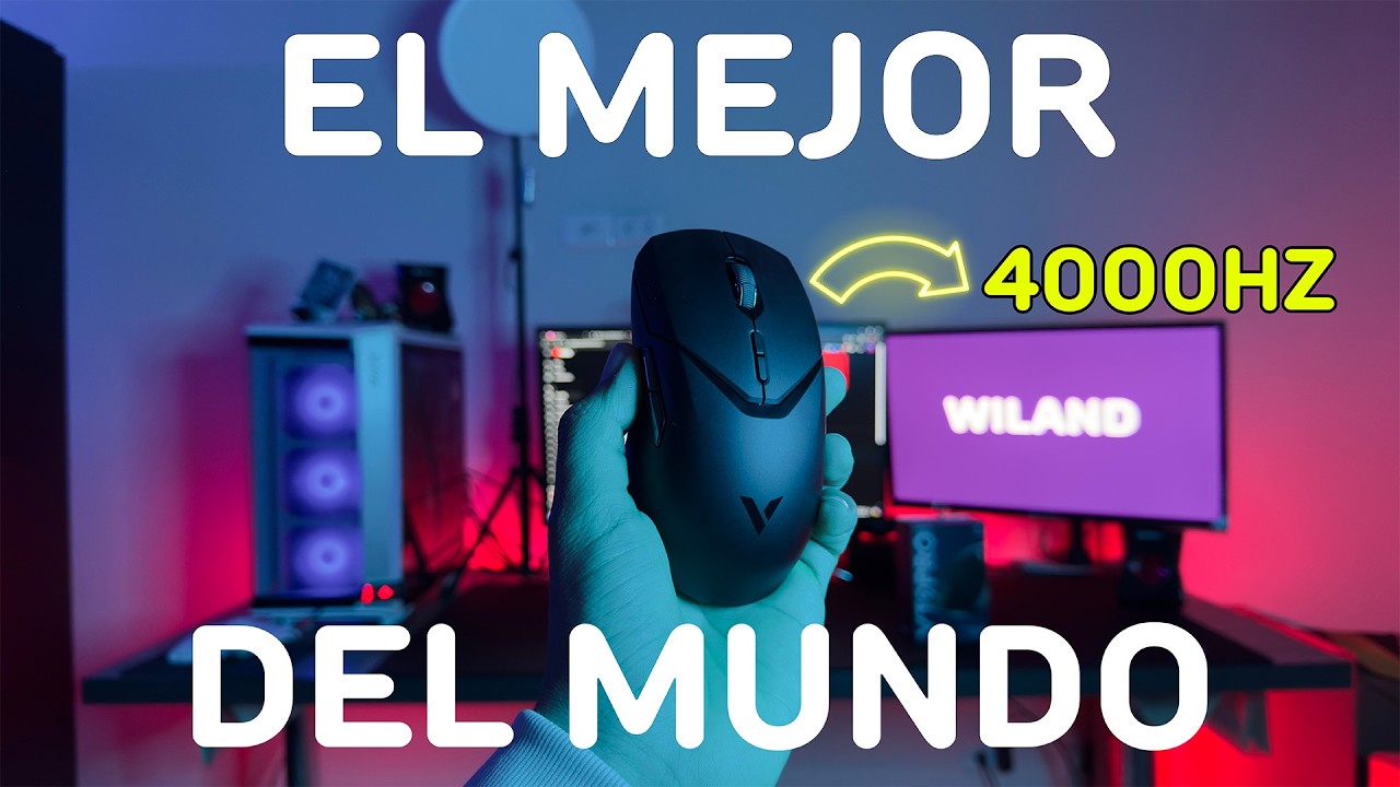 RAPOO VT9PRO 4k Mouse para fortnite, counter strike 2, valorant el mejor mouse gamer calidad precio