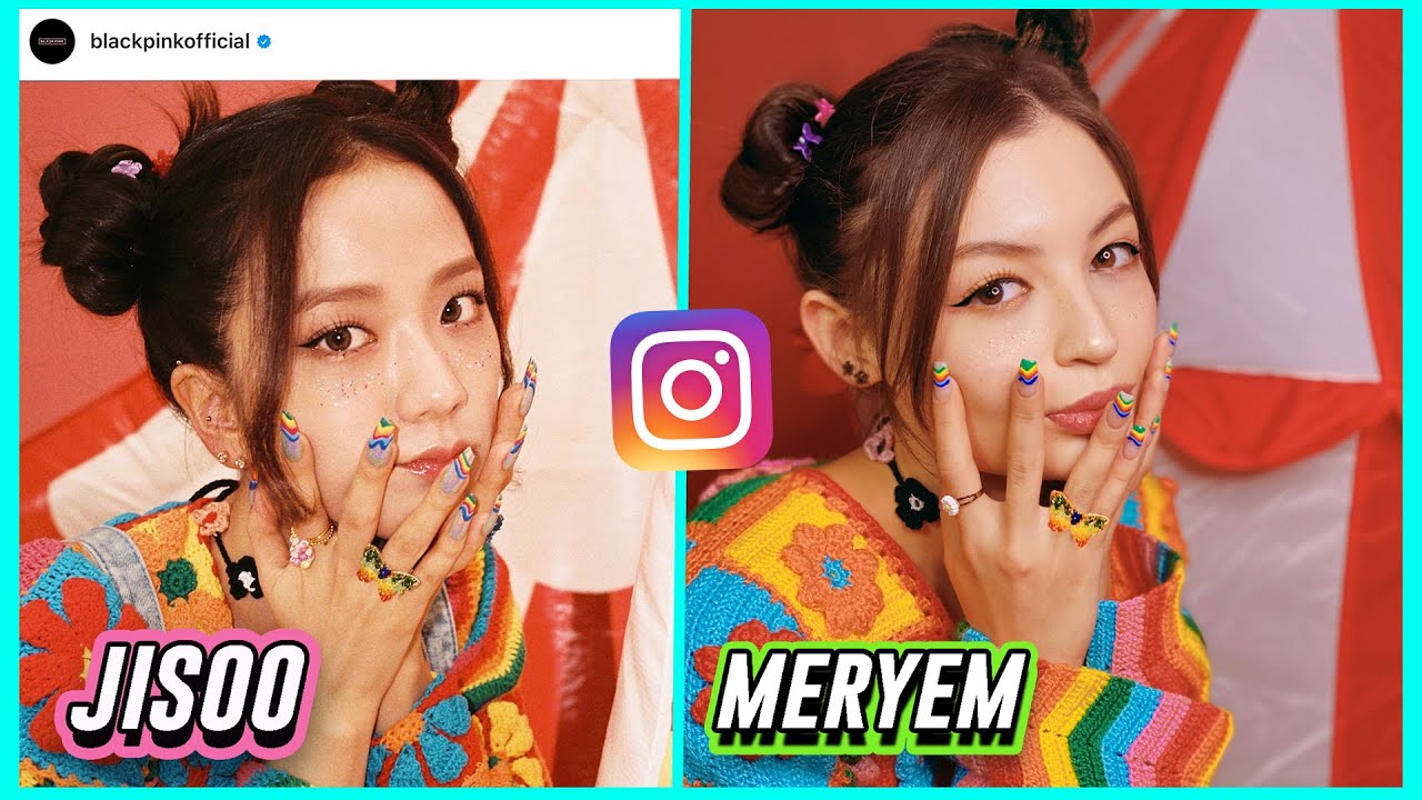BLACKPINK GRUBUNUN İNSTAGRAMINI KOPYALADIM!(JENNIE, LISA, JISOO, ROSE)