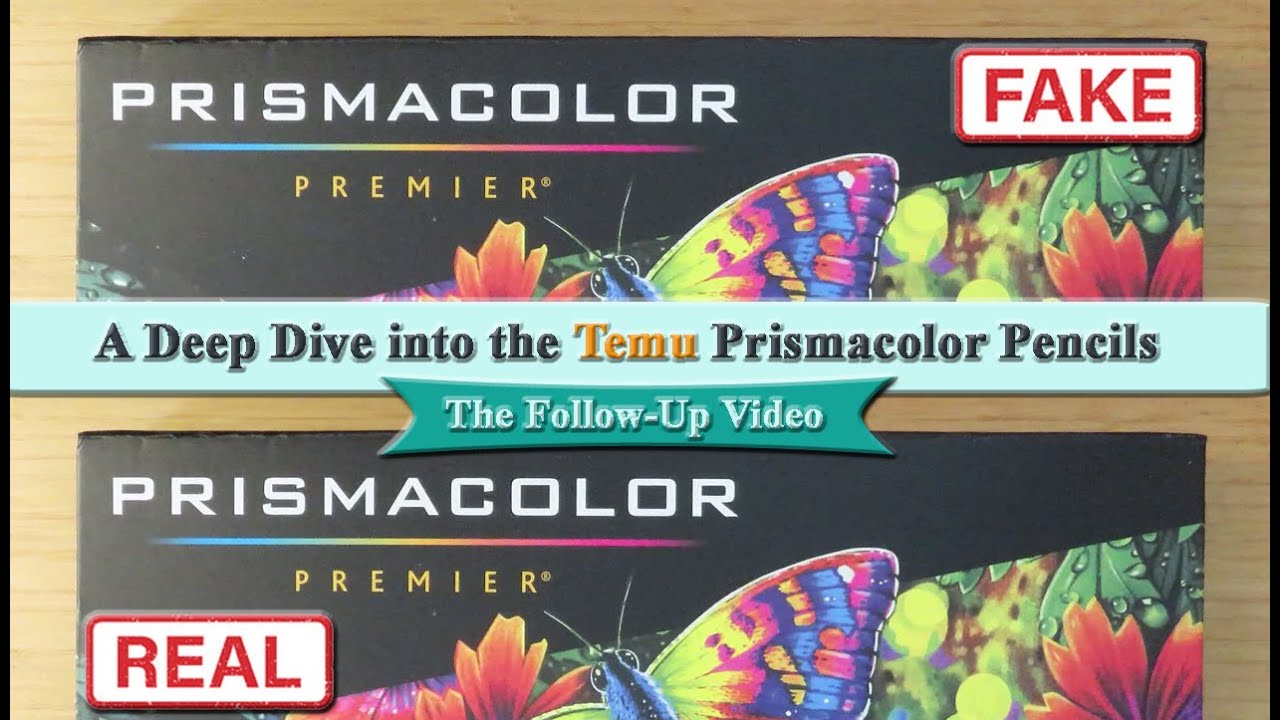 A Deep Dive into the Temu Prismacolor Pencils  ||  Are they Fake or Real?  || The Follow-Up Video