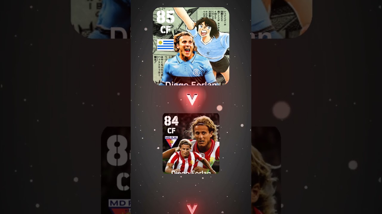 Diego Forlan Evolution! Best Cards in PES to eFootball 🔥 | Iconic Moments & Epic Cards 💥#shorts