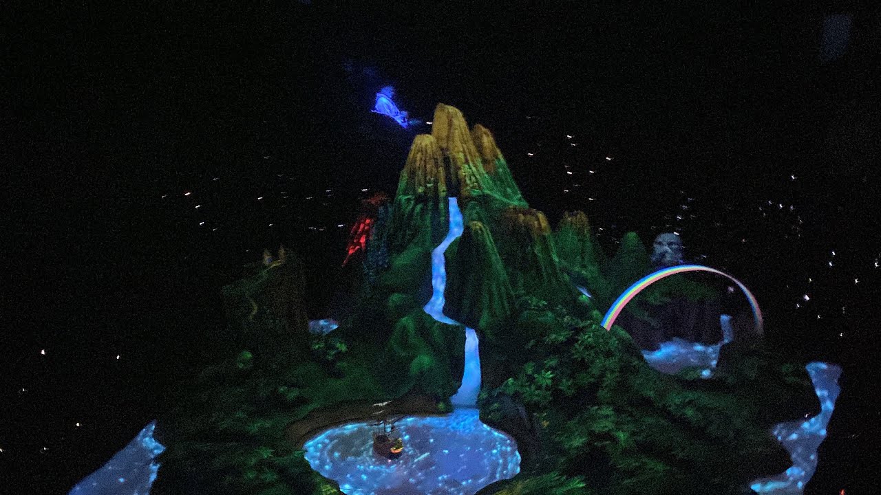 Peter Pan’s Flight Rope Drop 1080p POV with Excellent Low Light Disneyland 2024