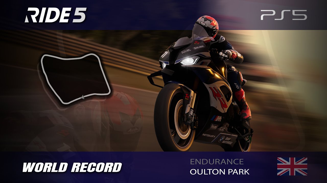 Ride 5 | PS5 | Endurance - Oulton park (short) ⚡ WORLD RECORD ⚡ BMW S 1000 RR 2022 | 13/03/25 |
