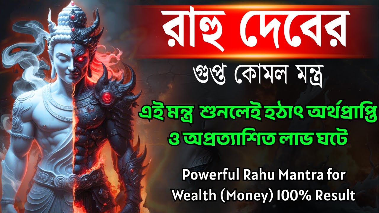 🔱 রাহু গুপ্ত কোমল মন্ত্র - এই মন্ত্র  শুনলেই হঠাৎ অর্থপ্রাপ্তি ও অপ্রত্যাশিত লাভ ঘটে | rahu mantra