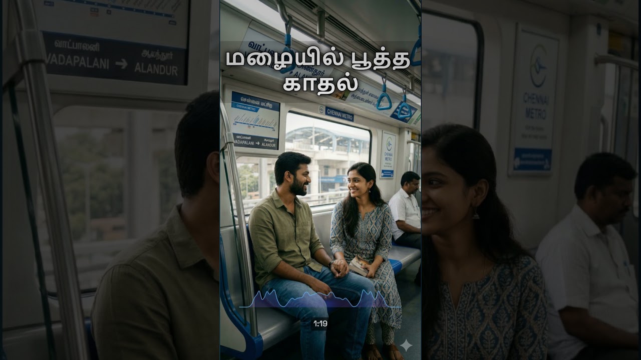 மழையில் பூத்த காதல் | The Girl on the Train... (Tamil Romance Story) 💔➡️❤️