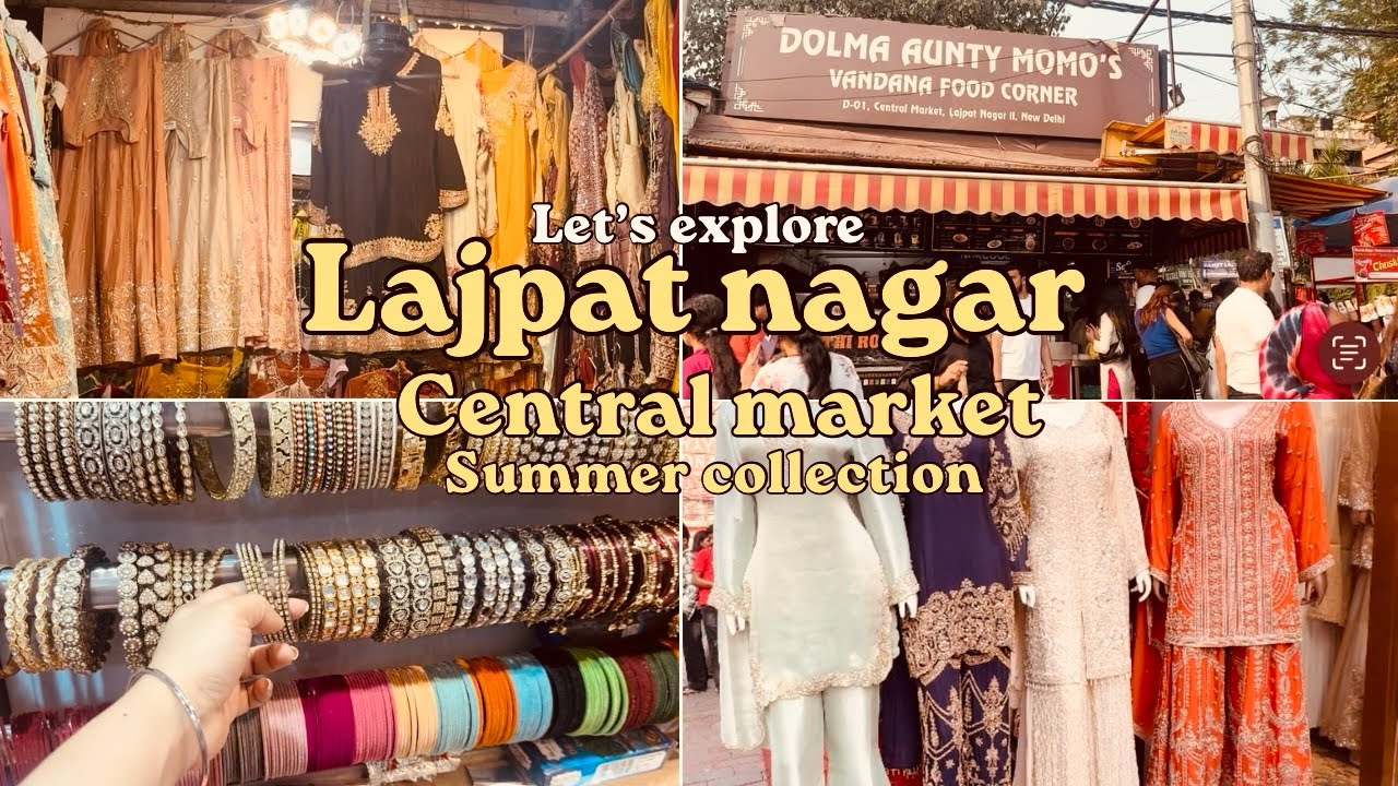 Lajpat Nagar Market Shopping|Summer collection2026|Best ethnic finds |Jewellery|Momos🛍️🥟