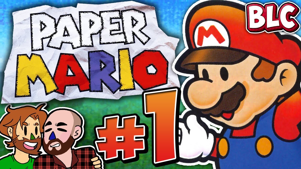 Let's Play Paper Mario - Part 1 - Trouble at Peach's Party