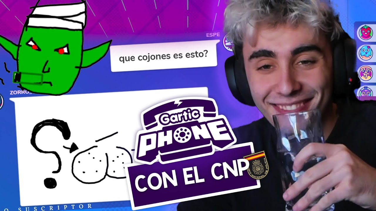 JUGAMOS GARTIC PHONE con el CNP *sale mal* - Karchez