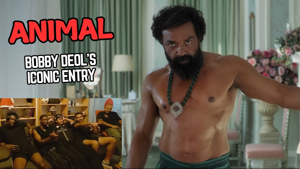 Bobby Deol's Epic Entry in Jamal Kudu | Foreigners React | Animal