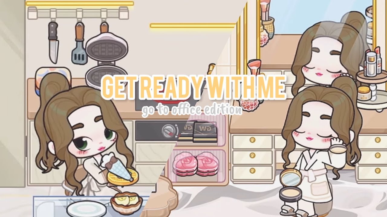 𝜗ৎ get ready with me | office edition 🧇🍓🫧| Gameworld
