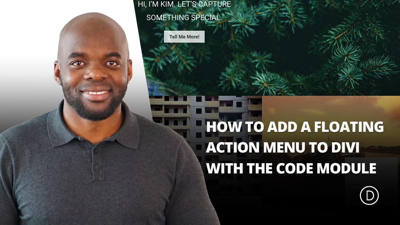 How to add a floating action menu to Divi with the code module.