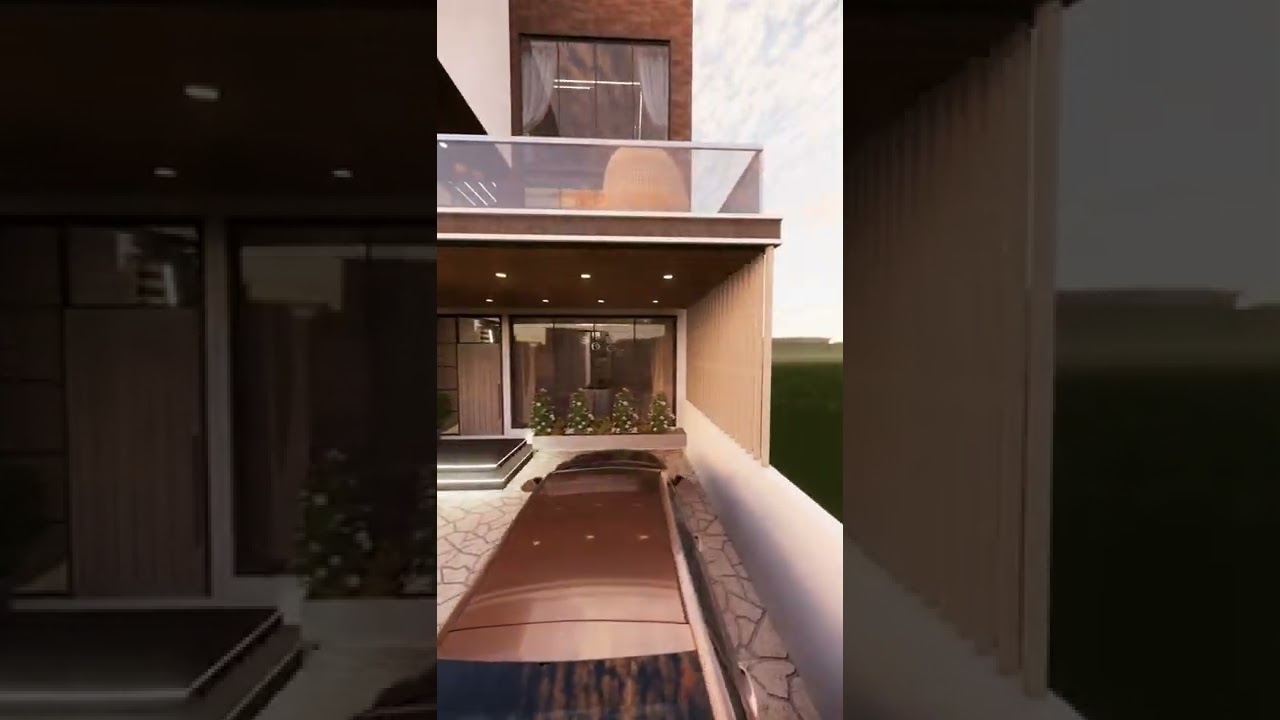 50 x 80 feet Bungalow elevation Design | with swimming pool | Jacuzzi | outdoor seating area|