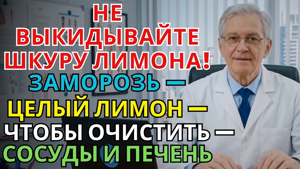 Вы ели лимон неправильно! Заморозьте его — сосуды скажут спасибо | ПАМЯТЬ И МОЗГ