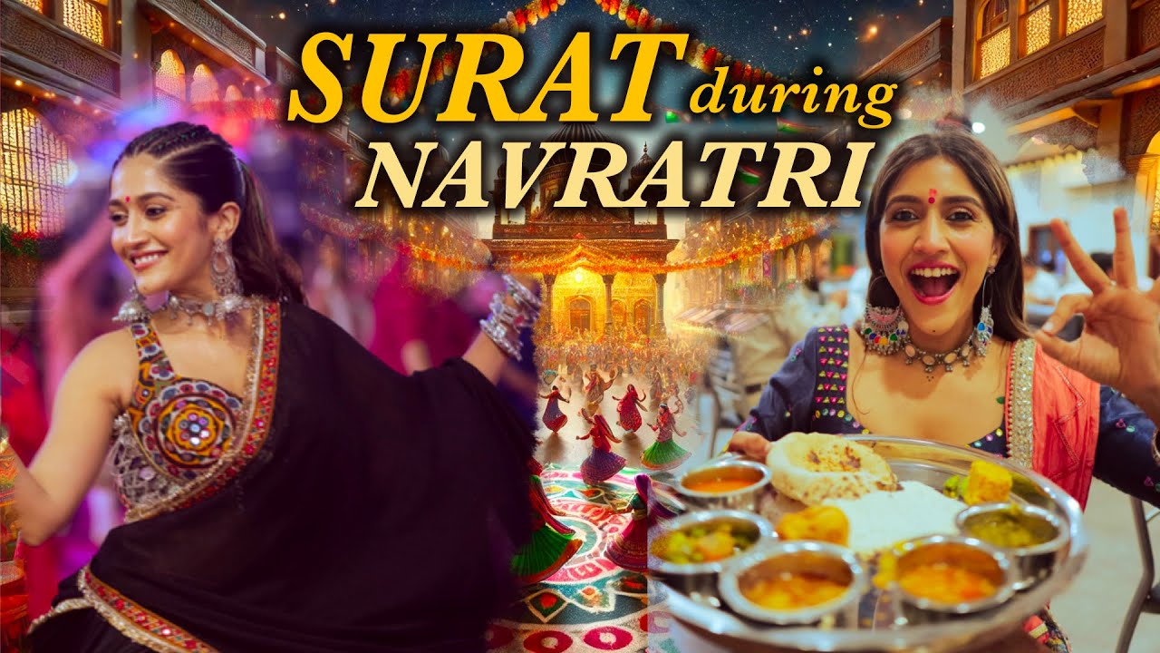 I celebrated NAVRATRI in SURAT! 😻