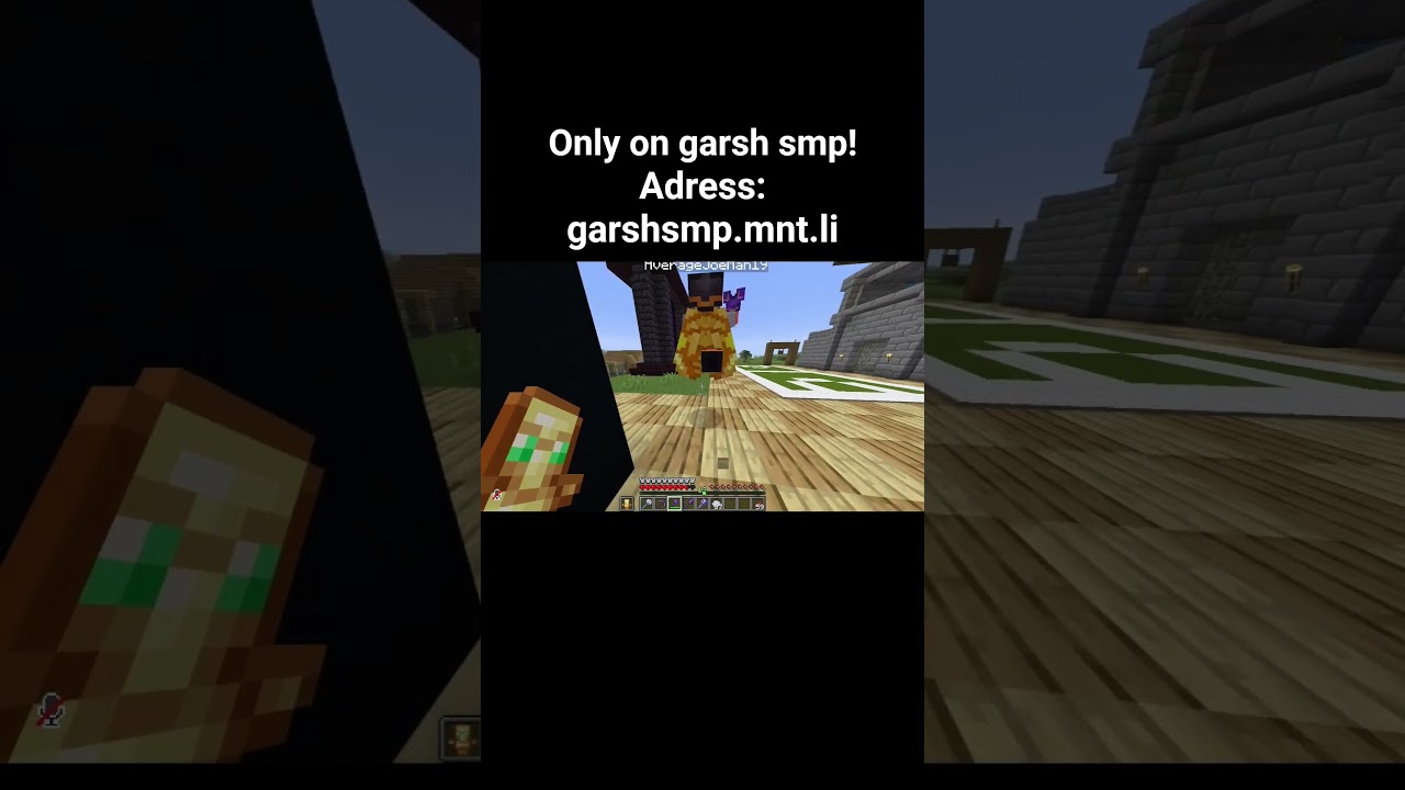 join the garsh smp! garshsmp.mnt.li #skit #minecraft #smp
