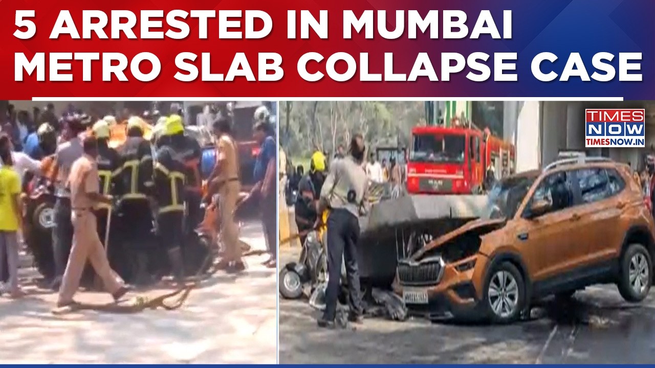 Mumbai Metro Slab Collapse Case: Police Arrest 5, Culpable Homicide Charge Added | Breaking News