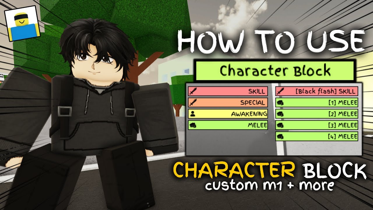 HOW TO USE CHARACTER BLOCK (Custom M1s + More) In Build Mode | Jujutsu Shenanigans Roblox