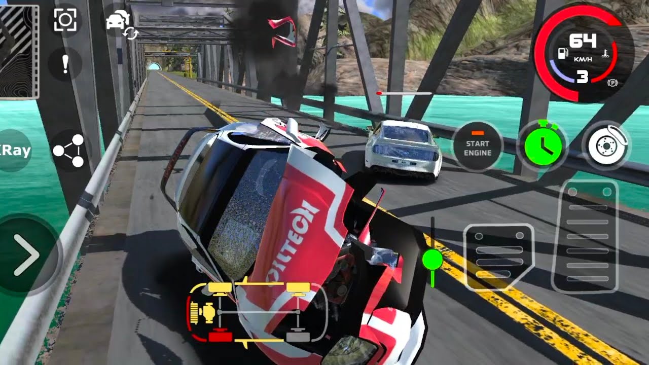 😱 UNBELIEVABLE Supercar Crash Test! | Realistic Car Damage Gameplay (Android) 