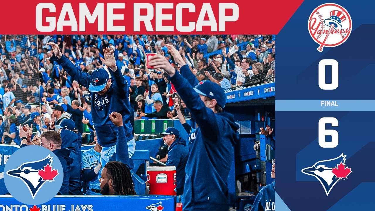 Blue Jays shutout Yankees in final meeting of the season!